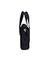 Vintage Double Ganchi 2 Way Bag, £125, Handbags, Black, Suede, Bottom view